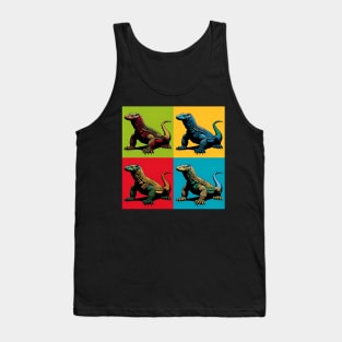 Komodo Dragon Pop Art - Monitor Lizard Tank Top